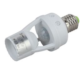 Датчик движения ЭРА MD 015 белый E27 60Вт 360гр 6м IP2 Б0043792 