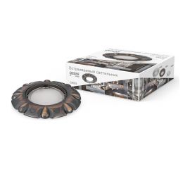 Светильник, Круг, Бронза, Gu5.3 Gauss Metal Exclusive CA055 