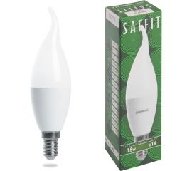 Светодиодная лампа SAFFIT SBC3715 Свеча на ветру E14 15W 6400K 55208 