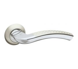 Раздельная ручка Fuaro LOUNGE AR SN/CP-3 матовый никель/хром, квадрат 8x130 мм 28241 