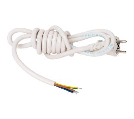 Сетевой шнур СПб УПП-5 с вилкой пвс 3x1,5-81 белый 2,2 м 99928143 