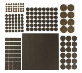 Набор самоклеящихся накладок на мебельные ножки Stayer COMFORT 98шт коричневые 40916-H98 