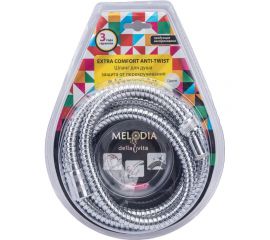 Шланг для душа MELODIA EXTRA COMFORT ANTI-TWIST 1/2""х1/2"" конус, нерж. d14 мм,L150 см MKPBL 34422 