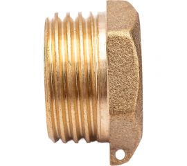 Заглушка LEXLINE 1/2 нар., латунь, с контрольным отверстием 15 Украина 514574 