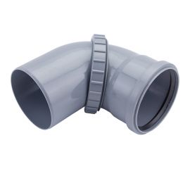 Поворотный универсальный отвод VALFEX 110 мм, внутренняя канализация 23100110 
