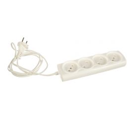 Бытовой электроудлинитель Volsten Р16-009 Si 4x1.5 1.5 м 6 А 1300 Вт ШВВП 13913 