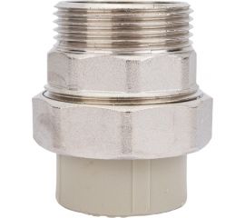 Комбинированная муфта VALFEX PP-R серая, разъем 32х1 1/4 дюйма НР 10156132Г 127-0349 