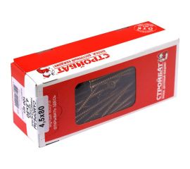 Универсальные желтые саморезы Стройбат 4.5х80 мм 100 шт.2641173/243101 