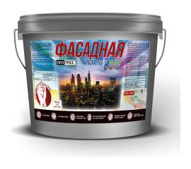 Фасадная акриловая водно-дисперсионная краска ПРОГРЕСС TiO2 - 10 лет 12.4 кг УТ00004288 