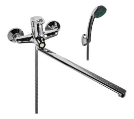 Смеситель для ванной WISENT с изливом и душем W2225 