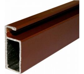 Рамный профиль москитной сетки KOMFORT Москитные системы 25х10, коричневый, 1500 мм РП00728 