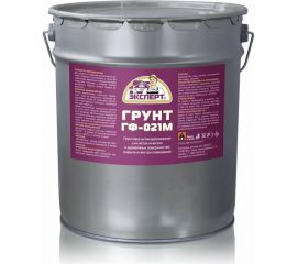 Грунт ЭКСПЕРТ ГФ-021М серый, 20 кг 15505 