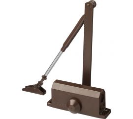 Дверной доводчик ЗУБР ПРОФЕССИОНАЛ для дверей массой до 100 кг, цвет коричневый 37912-100 