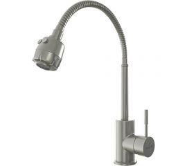Смеситель для кухни Mixline гибкий металлический излив 35k MLSS-0302 505148 