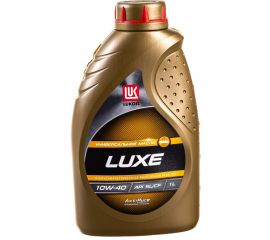 Моторное масло Лукойл ЛЮКС полусинтетическое SAE 10W-40, API SL/CF, 1 л 19187 