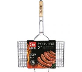 Большая решетка GRIFON 46x27x3 см, сталь 2 мм 600-001 