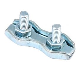 Зажим троса Стройбат Duplex 2мм белый цинк 16 шт 308490 