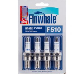 Свеча зажигания 4 шт LADA 2108-10 инжектор/Kalina/Granta/CHEVROLET Niva FINWHALE F510 
