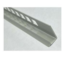 Профиль для плитки внутренний DECONIKA 8 мм 2.5 м 002-G Светло-серый глянец Д-Пл8-В 002-G СВТ СЕР Г 