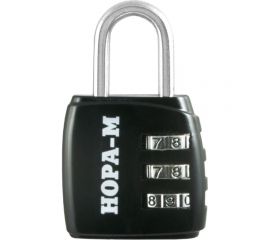 Навесной кодовый замок НОРА-М 615 черный 17071 