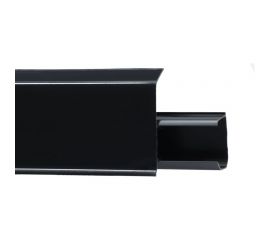 Плинтус со съемной панелью, Шварц, 55 мм, 2,2 м QUADRO 540 Winart 05.20.540.001 