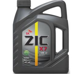 Масло синтетическое (E7, X7 10w40; Diesel; CI-4/SL; 6 л) для коммерческих авто ZIC 172607 