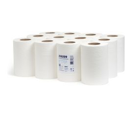 Рулонные полотенца НРБ 75 м, двухслойные, втулка 6 см, 19.5 см NRB-250209 