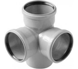 Двухплоскостная крестовина VALFEX 110/110/110, внутренняя канализация 28110110 