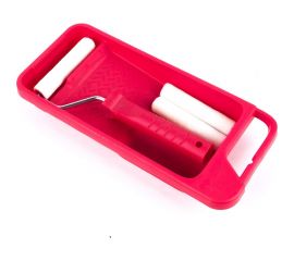 Малярный набор VIRTUS ванночка малярная, ручка, 3 мини-валика, велюр, 110 мм 002777002 