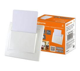 Карточный выключатель с задержкой отключения TDM белый Таймыр SQ1814-0604 