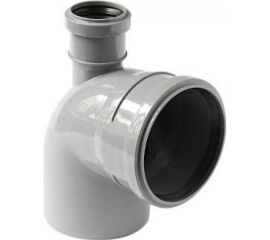 Универсальный отвод VALFEX 110/50x87.5, фронт-вверх, внутренняя канализация 23125150 