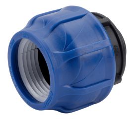 Компрессионная соединительная муфта VALFEX ПНД, с внутренней резьбой, 63x1 1/4"" 121001263114 