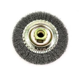 Щетка дисковая для УШМ 125x14 мм, M14, проволока гофр. сталь 0.35 мм SIT 2467 