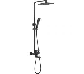 Душевая система Ledeme картридж 40 мм., с тропическим душем, поворотным изливом 180 черный L2433B 808490 