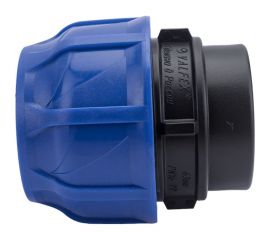 Компрессионная соединительная муфта VALFEX ПНД, с внутренней резьбой, 63x2"" 121001263200 