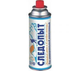 Газ для портативных плит Следопыт металлический баллон, 220 гр. PF-FG-220R 