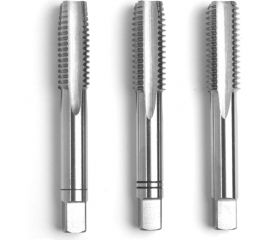 Ручные метчики GSR M6х1 HSSE DIN352 6H набор 3 шт для глухих и сквозных отверстий B00107190 