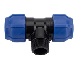 Компрессионный переходной тройник VALFEX ПНД, с наружной резьбой, 32-1""-32 1210023210032 