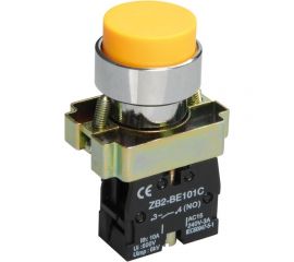 Кнопка управления IEK, LAY5-BL51, без подсветки, 1з, ИЭК, желтая BBT71-BL-K05 