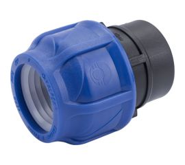 Компрессионная соединительная муфта VALFEX ПНД, с внутренней резьбой, 40x1 1/4"" 121001240114 