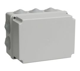 Клеммная коробка IEK, 190x140x120, IP55, КМ41246, ИЭК, белая UKO10-190-140-120-K41-55 