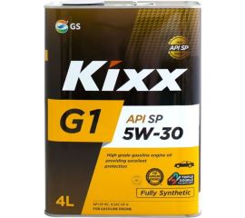 Синтетическое моторное масло KIXX G1 5W-30 API SP 4л L215344TE1 