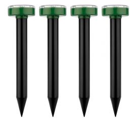 Набор ультразвуковых отпугивателей кротов REXANT R20 на солнечной батарее 71-0117 