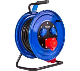 Промышленый силовой удлинитель Атлант КГ 5х4.0 50м на катушке 40206 