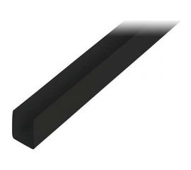 Профиль GAH ALBERTS u-обр., ПВХ, черн., 10x18x10x1х1000 мм 484606 