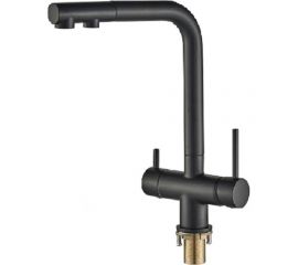 Смеситель для кухонной мойки OUTE с отдельным выходом под фильтр T610003BK-300 