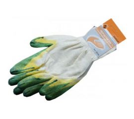 Хлопчатобумажные перчатки с двойным латексным обливом Энкор 58750 