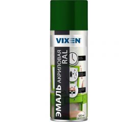 Акриловая эмаль VIXEN VX-36005 зеленый мох, аэрозоль, 520 мл 54598 