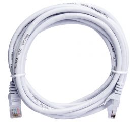 Патч-корд Netlink UTP 5е кат. литой 3.0 м БЕЛЫЙ УТ000004042 