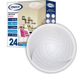 Светодиодный декоративный светильник IONICH Венера серия 2218, 24 Вт, 1680Лм, 230В, 6500К, 320 мм IP20 1693 